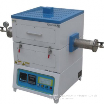 Double temperature zone of 1400℃ vacuum tube atmosphere furnace