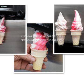 Tabletop 3 Flavor Factory Price Mini Soft Ice Cream Marking Machine WT/8613824555378 photo-2
