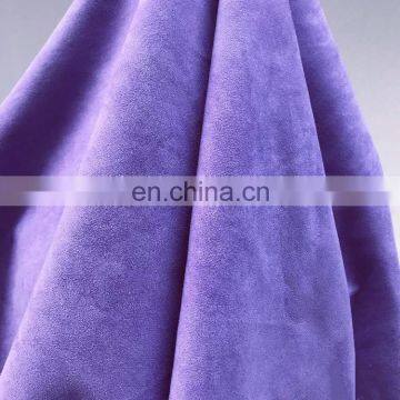 China manufacture polyester suede fabric for garment and jacket