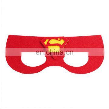 OEM superman felt mask 2mm blue red color