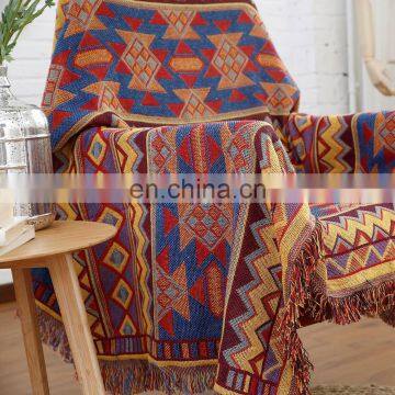 RAWHOUSE Factory Wholesale Cheap Woven Bohemian Travel Throw Blanket Tapestry photo-4
