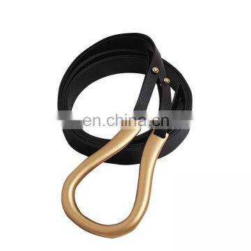 TWOTWINSTYLE Women's PU Leather Belts Hit Color Adjustable Novelty Double Fashion Casual photo-3