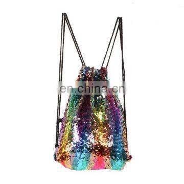 Backpack Bag Mermaid Colorful Sequin Sport Active School Backpack 3styles photo-2