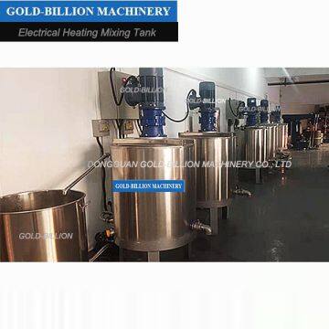 homogenizer blender mixing tank, Mixing Vessel,  Liquid Emulsifying Homogenizer Tank Electric Steam Heating Mixer Jacketed Stainless Steel Mixing Tank