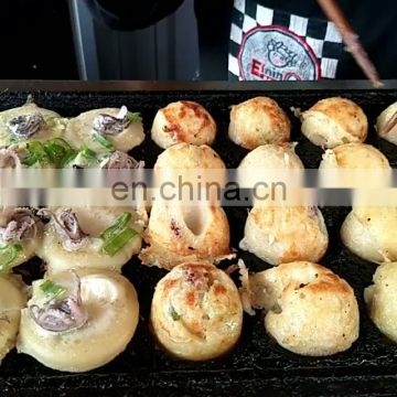 Octopus balls making machine gas fish ball machine takoyaki grill