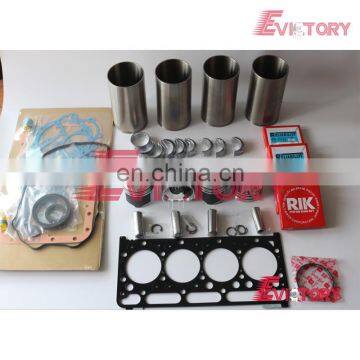 For KUBOTA V2203 ENGINE OVERHAUL REBUILD KIT