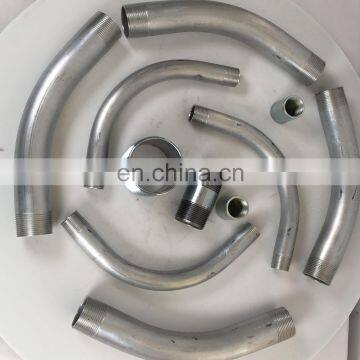 Green and Sustainable Hot Dip Galvanized Rigid Elbows Steel Pipe Tubing Bends ERW Fittings With ANSI Standard UL6 Listed