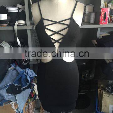 ladies sexy halter bandage brace dresses