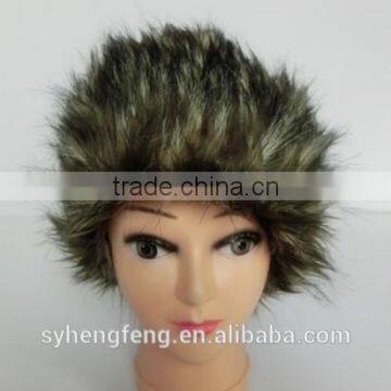 2016 new design cold proof dyeing hairy hat