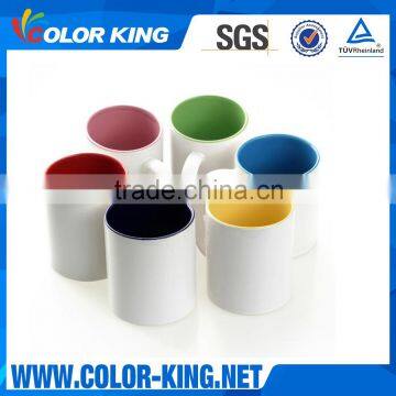 Manufacturer Wholesale 11oz Top Grade Inner Colourful Ceramic Sublimation Mug photo-5