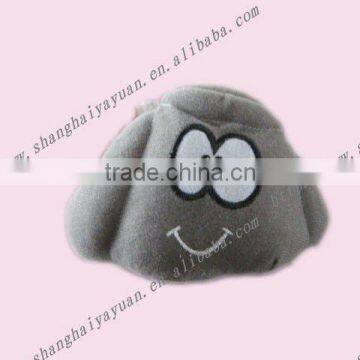 stone shape custom plush toy