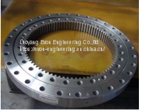 small slewing bearing 010 10 100/ 010 20 200 no teeth single row ball slewing bearing mini swing bearing