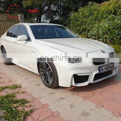 5 series F10 F18 body kit with front bumper fender ducts rear bumper to M3 M4 look