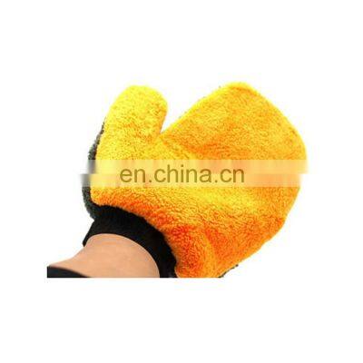 Coral Cashmere Car Wash Glove Cleaning Mitt Short Wool Mitt