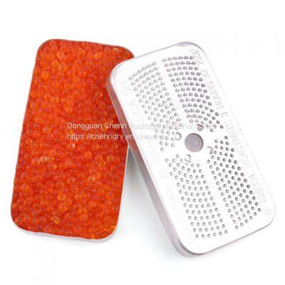 Silica Gel Dehumidifier 40g Reusable Desiccant Indicating Orange Silica Gel Canister