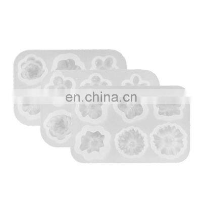 Silicone Flower Cake Molds Mould Resin Casting Jewelry Earrings Making Diy Flower Mold Silicone