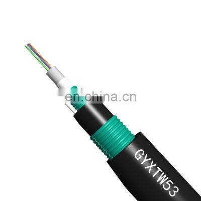 Manufacture Fc Price G625d Gyts Supply Manufacturers China 4 Core Armored Outdoor Gyxtw Loose Tube Fiber Optic Cable