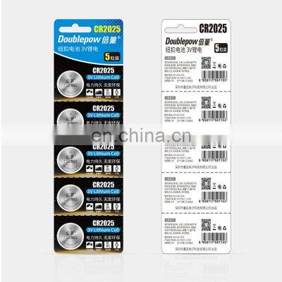 Customized Logo CR2025 3V Lithium Button Cell Batteries Manufacturer photo-3
