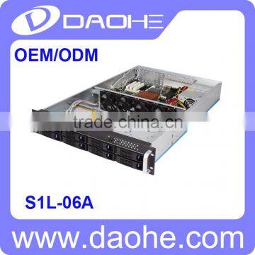 2U Entry Computing and Storage Server Chassis - 8x 3.5" Hot-Swap photo-2