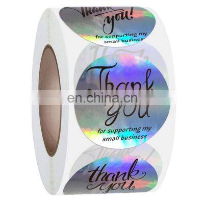 custom wig packaging labeling custom logo anime holographic clear adhesive label stickers