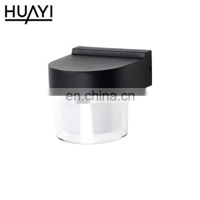 HUAYI Wholesale Modern Style Bedside Home Decorative Aluminum Acrylic Indoor LED Lamp Wall