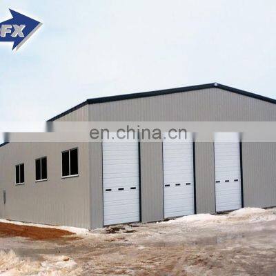 Pre-designed Easy Assembly Prefab Steel Structure Large Span Portal Frame  H Section Steel Workshop