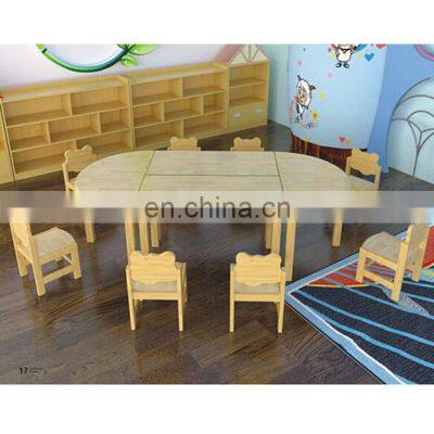 Newest good sell tables and chair for kindergarten