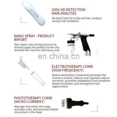 Salon Professional Anti Hair Loss Laser Diodes Machine Hair Follicle Detection Analysis Scalp Massager Hair Growth Machine