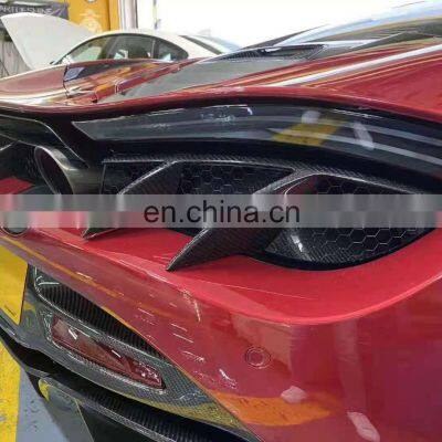 Runde TOPCA Style Carbon Fiber And Fiberglass Material Bumper Engine Hood Body Kits For 2017-2019 Mclaren 720s Upgrade
