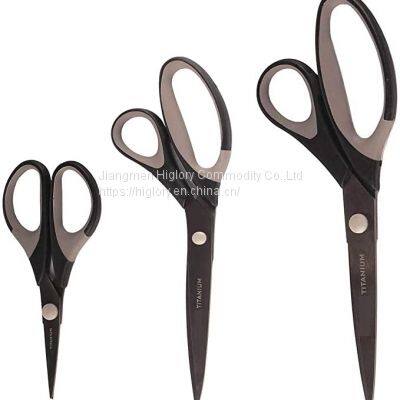 Factory Directly Sharp Blades Shears With Soft Grip Fabric Scissors Set of 3pcs All Purpose Scissors Set for Sewing Craft Office photo-5