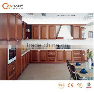 Traditional solid wood kitchen cabinet design-solid wood kitchen cabinet