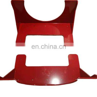 customized manufacturer metal bucket holder with magnet wall shelf bracket