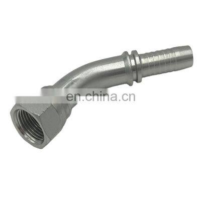 Customized Zinc Plated High Pressure Stainless Carbon Steel Oil Pipe Connection Hydraulic Fitting photo-2