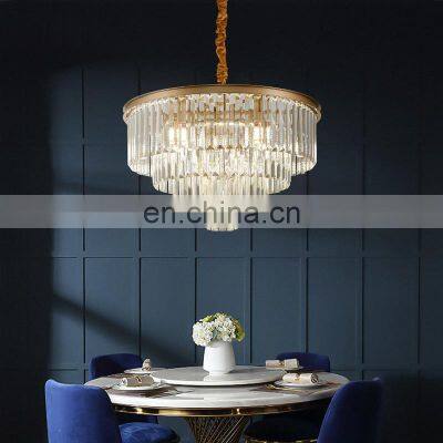 Custom Metal Round Decor Indoor Hotel Residential LED Hanging Pendant Light With Remote Control