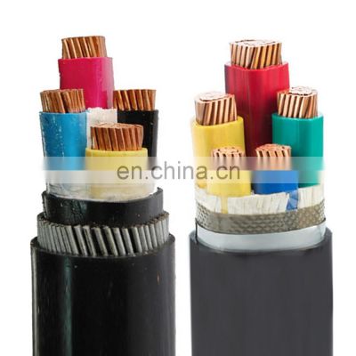 3 Cores 4 Cores Xlpe Insulated Electric Motor Winding Wire Electric Power Cable