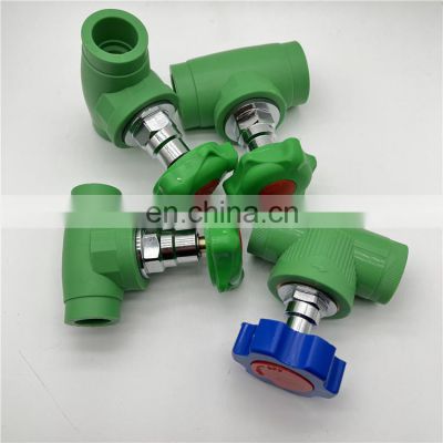 Amazon Best Selling Control Valves Green Plastic Imported Raw Material Ppr Pipe Gate Globe Valve