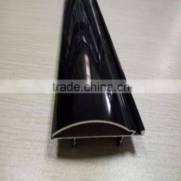 professional design black electrophoresis aluminium profile for decoration