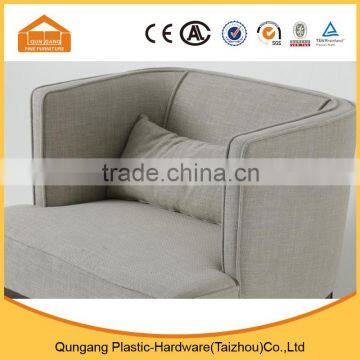 Modern Design Wooden Low Back Round Lounge Sofa Chair photo-3