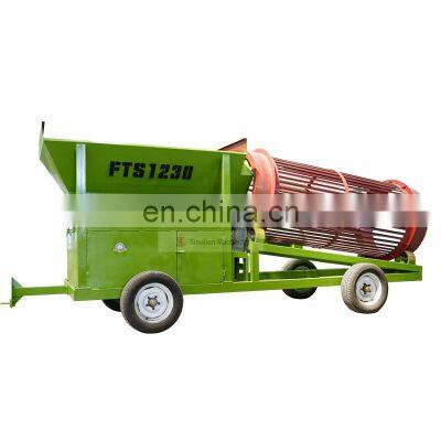 High efficiency 100 Tons per hours Mobile firewood screen machine machine for Sell