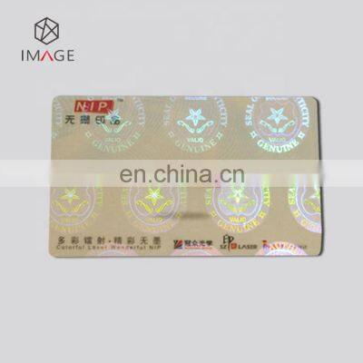 Наклейка-наложка с прозрачным голографическим защитным покрытием для удостоверений личности photo-3