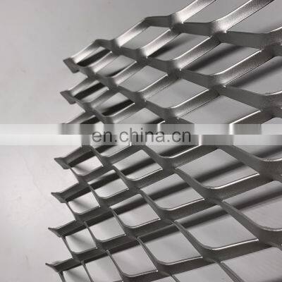 Custom Size Powder Coating Expanded Metal Mesh Grill Thick Expanded Metal Mesh