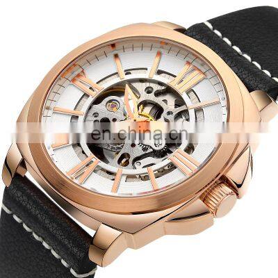 Wholesale Popular Men Automatic Watch Custom High Quality Brand Wristwatches Luxury Rose Gold Mechanical Watch