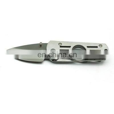 Stainless cigar cutter stainless steel hole cutter fold cigar cutter