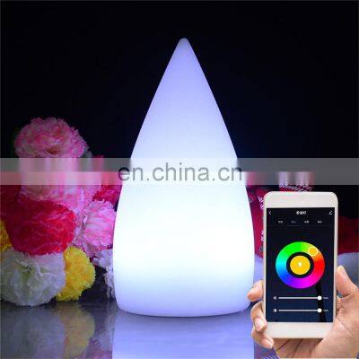 USB charging Custom Tuya APP Control Smart living room Restaurant Cordless Rechargeable Led Table Night Light Lamp