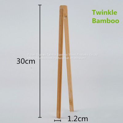 bamboo cooking tong/bamboo wood bread tongs Wholesale bamboo wood itmes