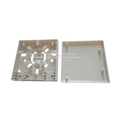 High Quality PP Material 2 Ports Indoor Used Fiber Optic Face Plate for FTTH photo-5