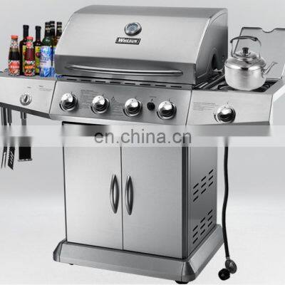 Charcoal and Gas Are Used in a Barbecue Oven Charcoal &gas Double Use Barbecue Oven photo-2