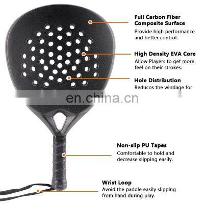 Carbon Fiber Padel Racket Paddle High Density Pro EVA Padel Racket photo-2