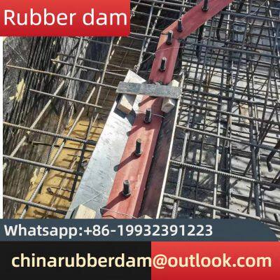 Inflatable rubber dam for river and water interception without overlapping joints, providing a large amount of gas shield dam for water supply