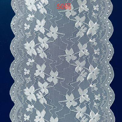 Hot Selling Lace Fabric Stretchy Lace Elastic Trim Fabric for Garment & DIY Craft Supply photo-2